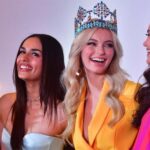 (From L to R) Toni Ann Singh (Jamaica), Manushi Chhillar (India) Karolina Bielawska (Poland), StephaStephanie Del Valle (Puerto Rico) and Vanessa Ponce De Leon (Mexico).