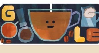 Google Doodle is celebrating the flat white coffee with a fun animated drawing.